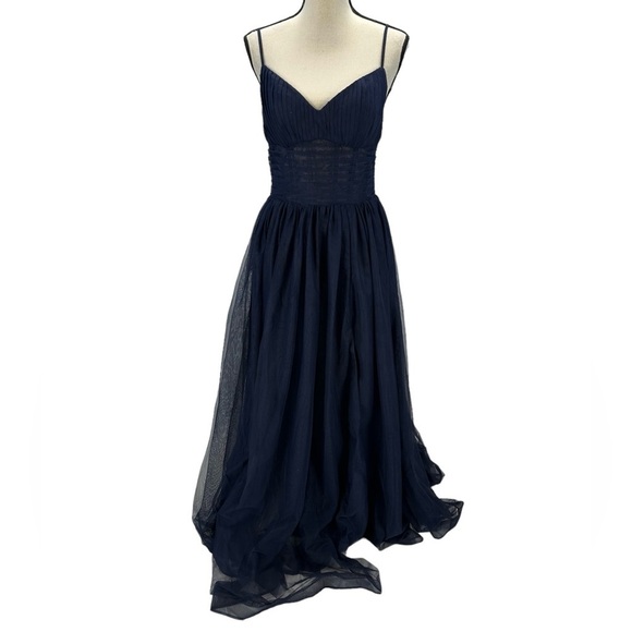 Speechless Dresses & Skirts - Speechless Sleeveless Mesh Padded Bust Evening Gown - Navy Blue - size 9